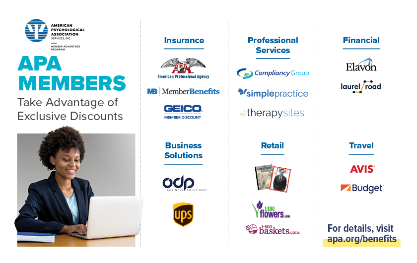 List of exclusive discounts for APA Members