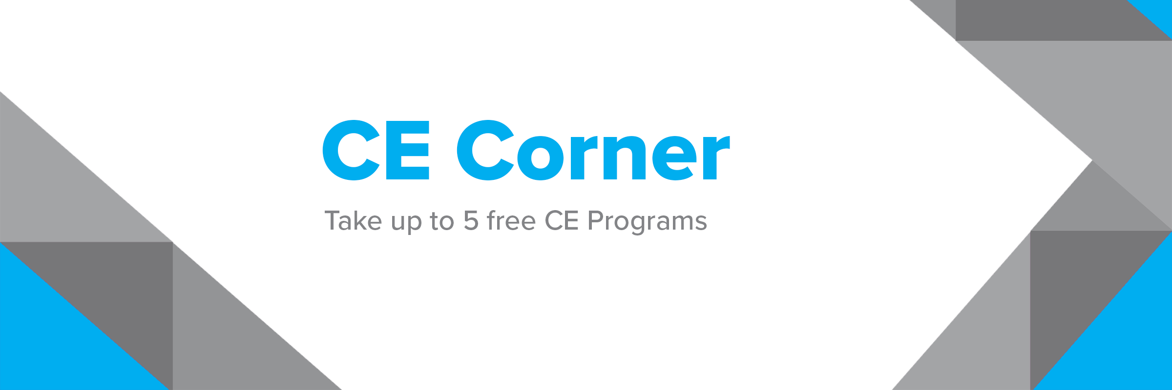 CE Corner banner